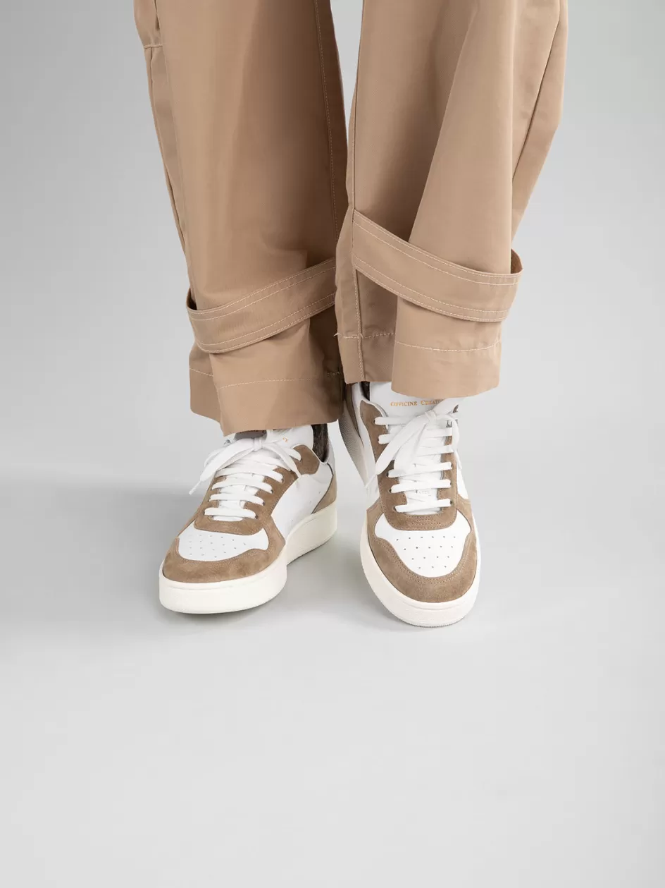 mower_110__white_leather_and_suede_sneakers_105593.webp Officine Creative Sneakers>MOWER 110 - White Leather And Suede Sneakers WHITE/GREY/PINK