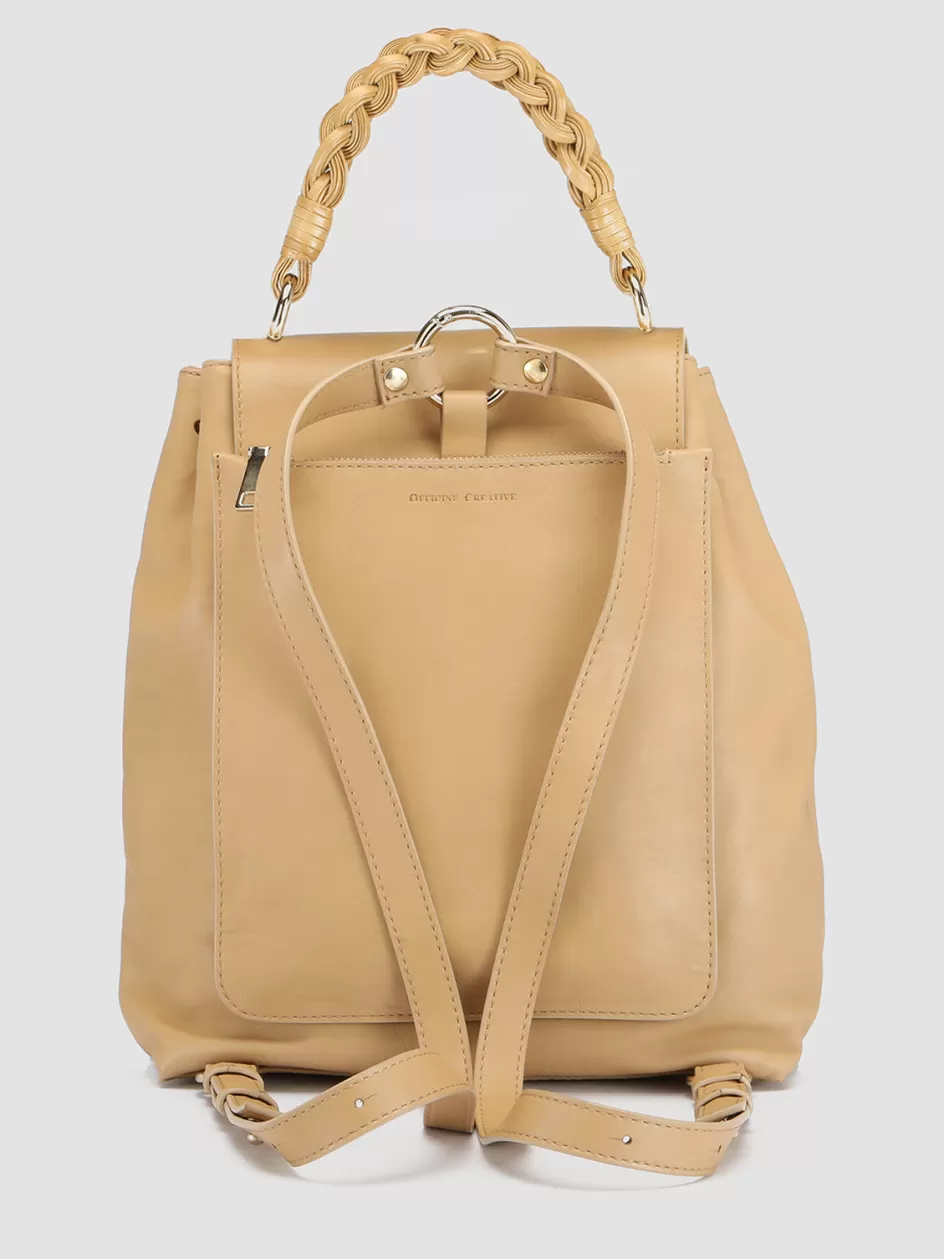 nolita_woven_213__beige_leather_backpack_105029.webp Officine Creative Bags>NOLITA WOVEN 213 - Leather Backpack BEIGE