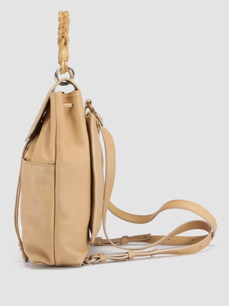 nolita_woven_213__beige_leather_backpack_105030.webp Officine Creative Bags>NOLITA WOVEN 213 - Leather Backpack BEIGE