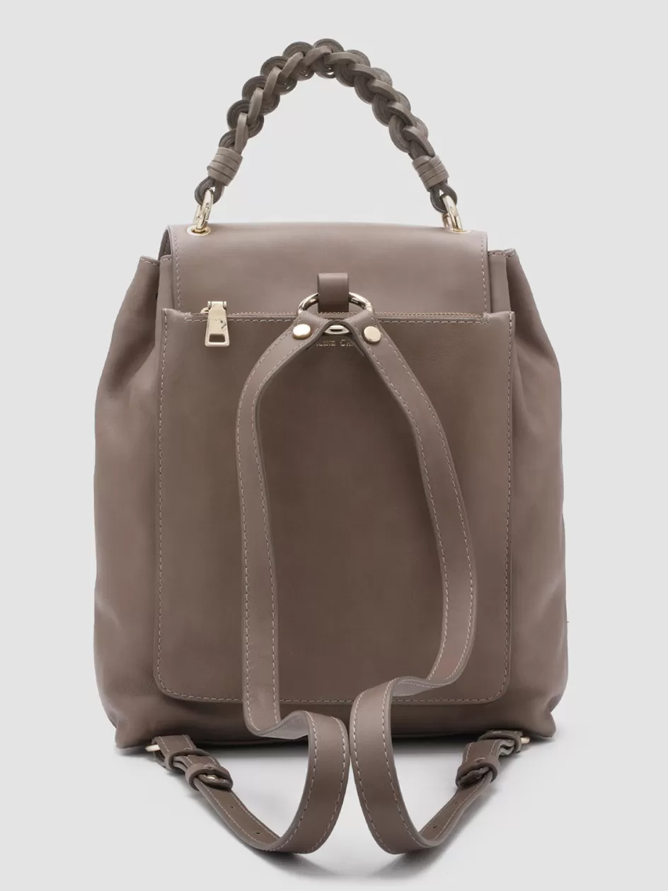 nolita_woven_213__taupe_leather_backpack_105022.webp Officine Creative Bags>NOLITA WOVEN 213 - Leather Backpack TAUPE