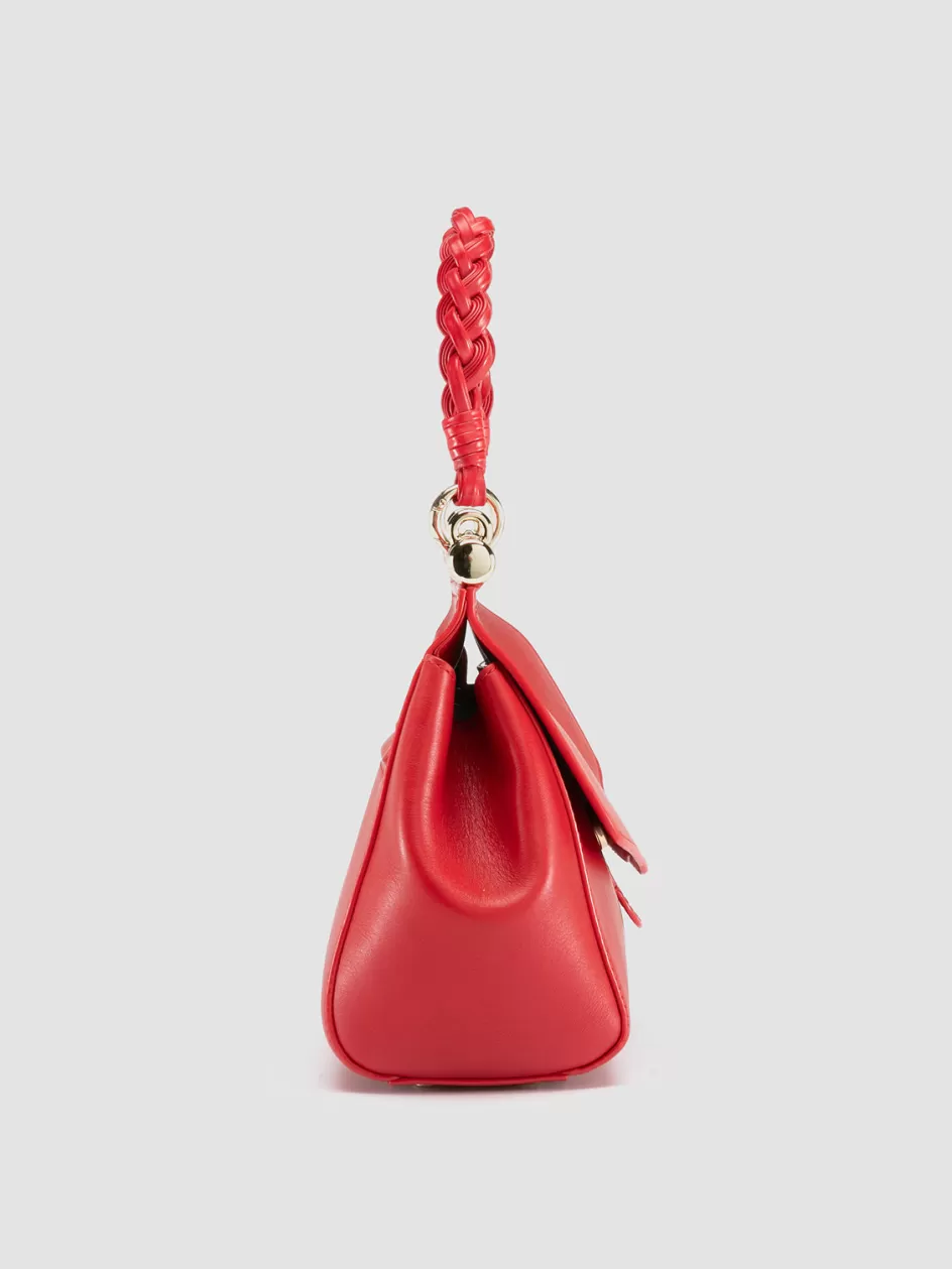 nolita_woven_223__red_leather_handle_bag_104191.webp Officine Creative Icons | Bags>NOLITA WOVEN 223 - Leather Handle Bag RED