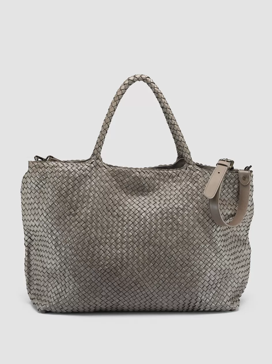 oc_class_3__taupe_woven_leather_shoulder_bag_103488.webp Officine Creative Woven Leather Selection | Bags>OC CLASS 3 - Woven Leather Shoulder Bag TAUPE