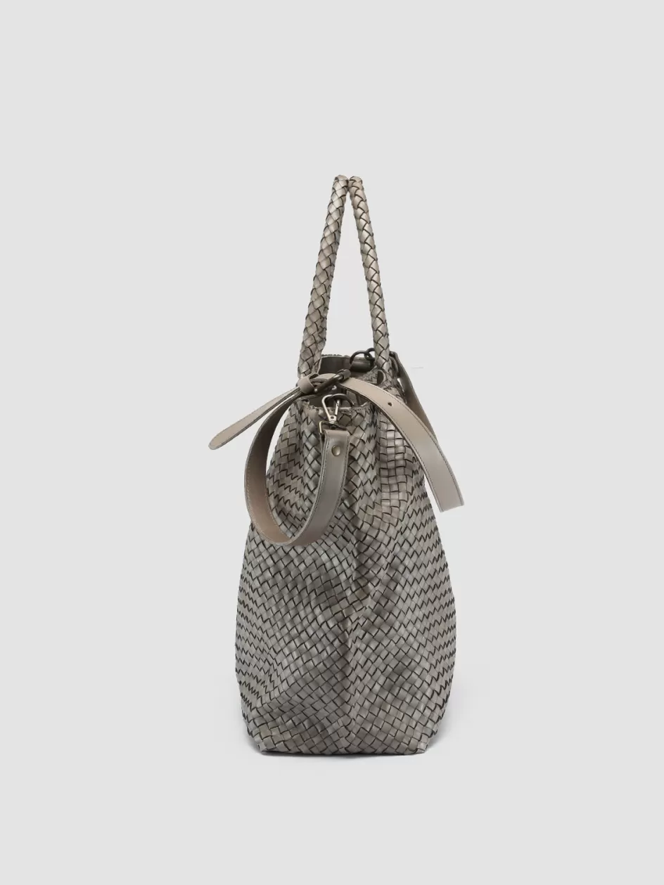 oc_class_3__taupe_woven_leather_shoulder_bag_103489.webp Officine Creative Woven Leather Selection | Bags>OC CLASS 3 - Woven Leather Shoulder Bag TAUPE