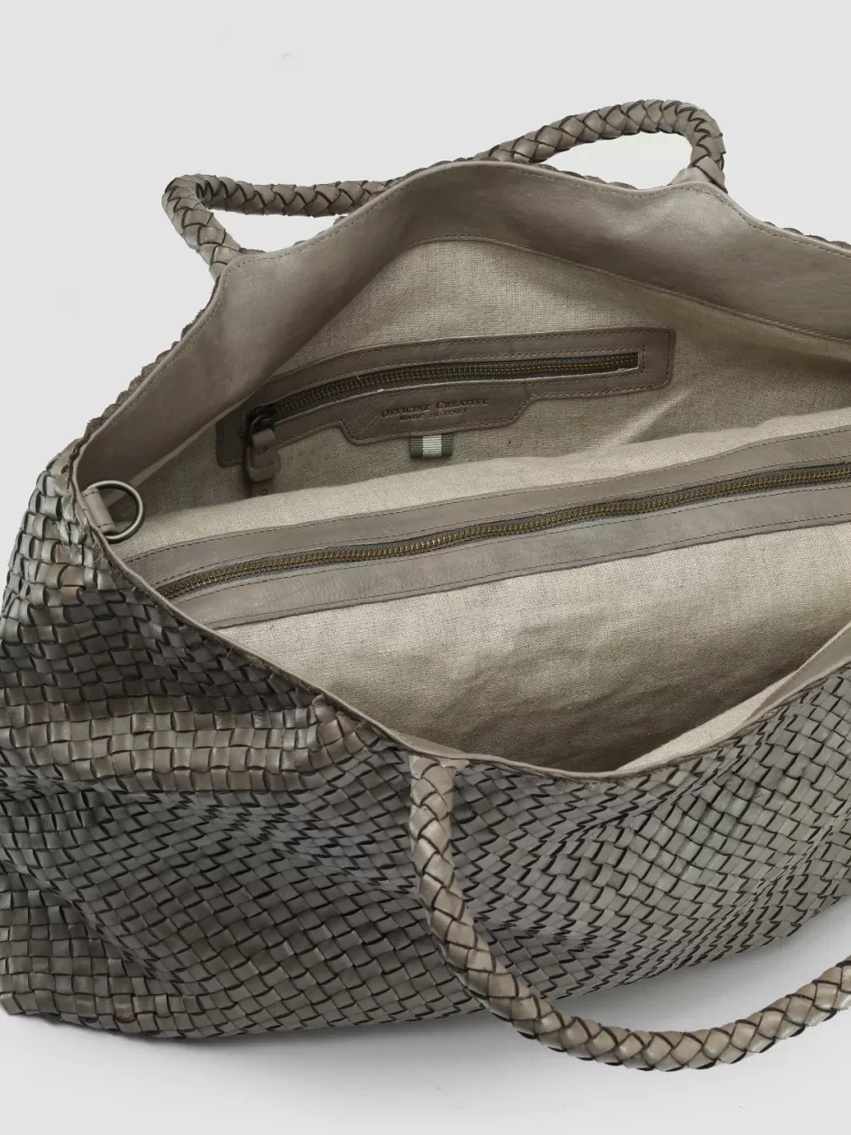 oc_class_3__taupe_woven_leather_shoulder_bag_103490.webp Officine Creative Woven Leather Selection | Bags>OC CLASS 3 - Woven Leather Shoulder Bag TAUPE