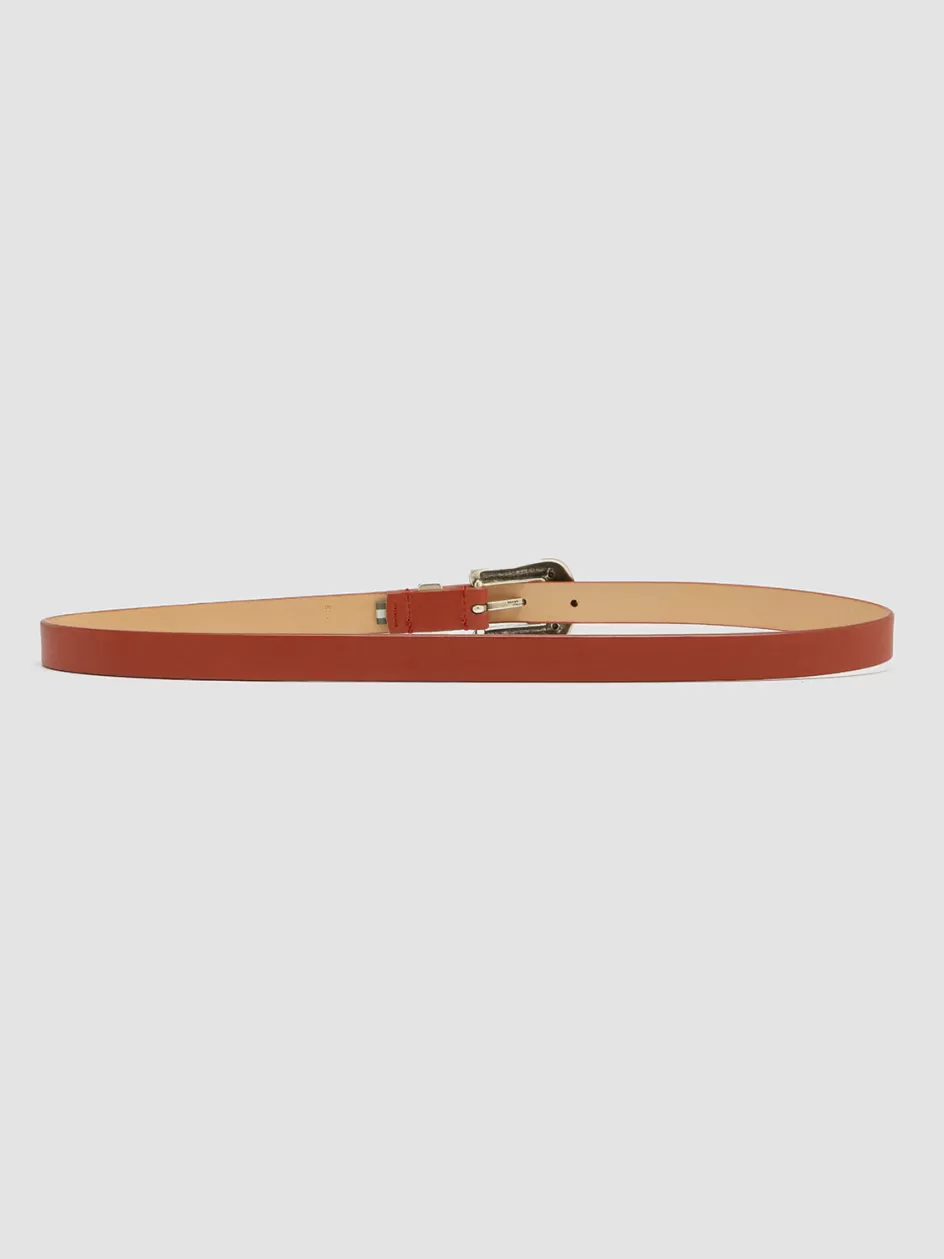 oc_strip_066__red_nappa_leather_belt_104480.webp Officine Creative Belts>OC STRIP 066 - Red Nappa Leather Belt RUST ROSE
