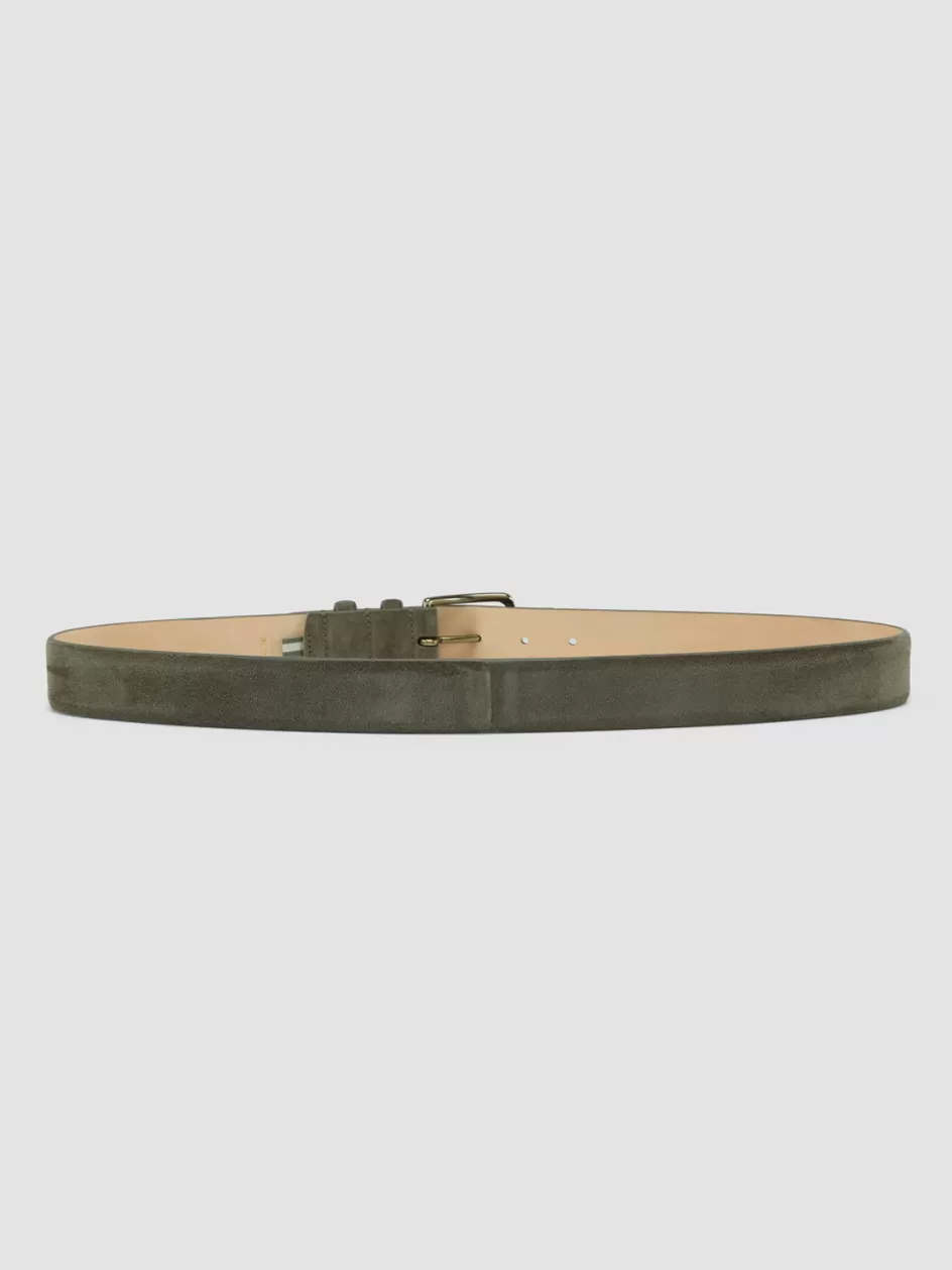 oc_strip_33__green_suede_belt_99225.webp Officine Creative Belts>OC STRIP 33 - Green Suede Belt BOSCO