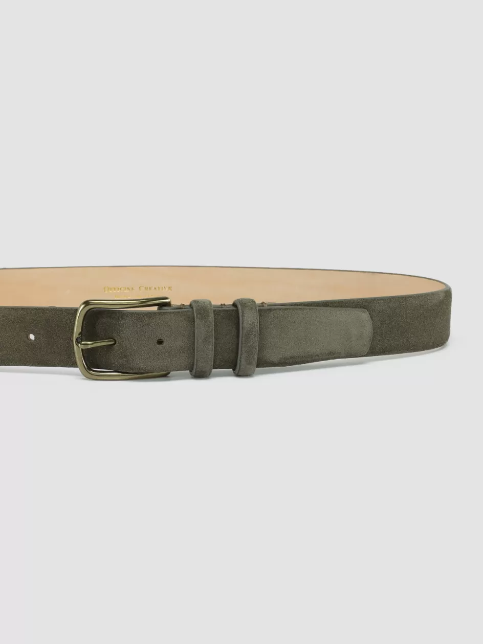 oc_strip_33__green_suede_belt_99226.webp Officine Creative Belts>OC STRIP 33 - Green Suede Belt BOSCO