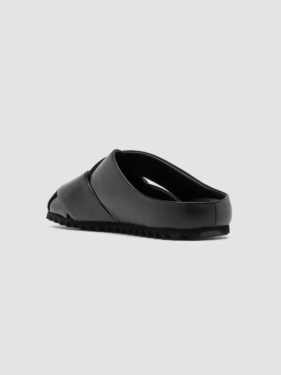 pelagie_018__black_leather_mule_sandals_105527.webp Officine Creative Sandals | Mules>PELAGIE 018 - Leather Mule Sandals BLACK