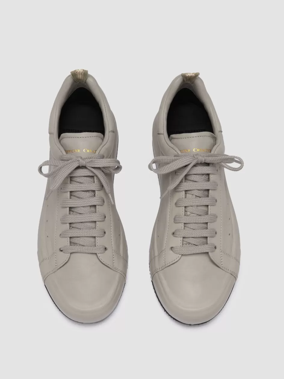 Officine Creative Sneakers>PRIMARY 101 - Taupe Leather Sneakers ATMOSPHERE