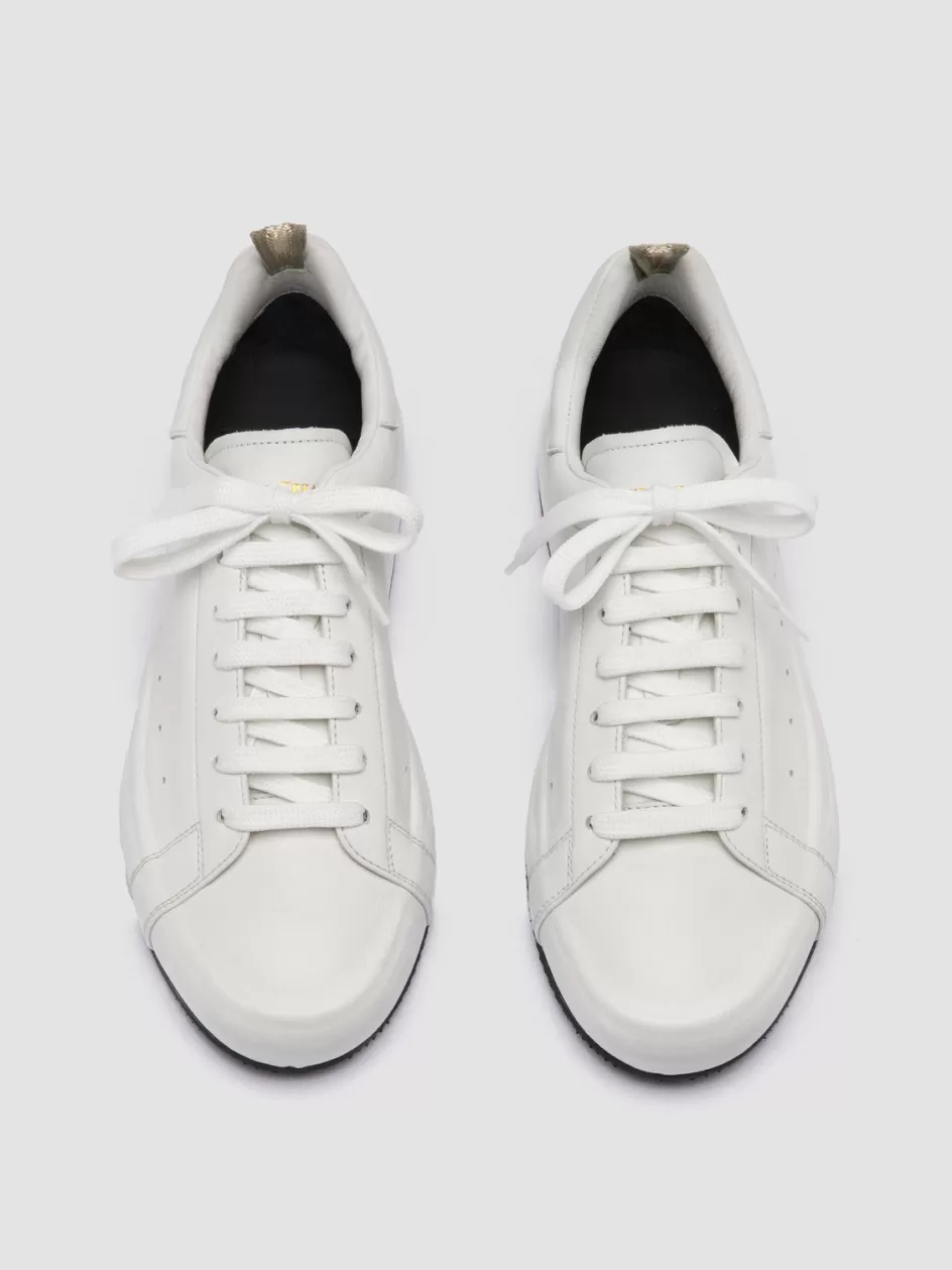Officine Creative Sneakers>PRIMARY 101 - Leather Sneakers WHITE
