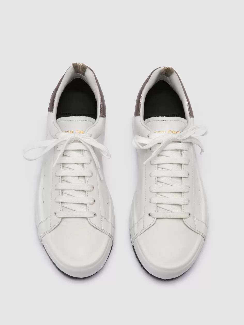 Officine Creative Sneakers>PRIMARY 101 - Leather Sneakers WHITE