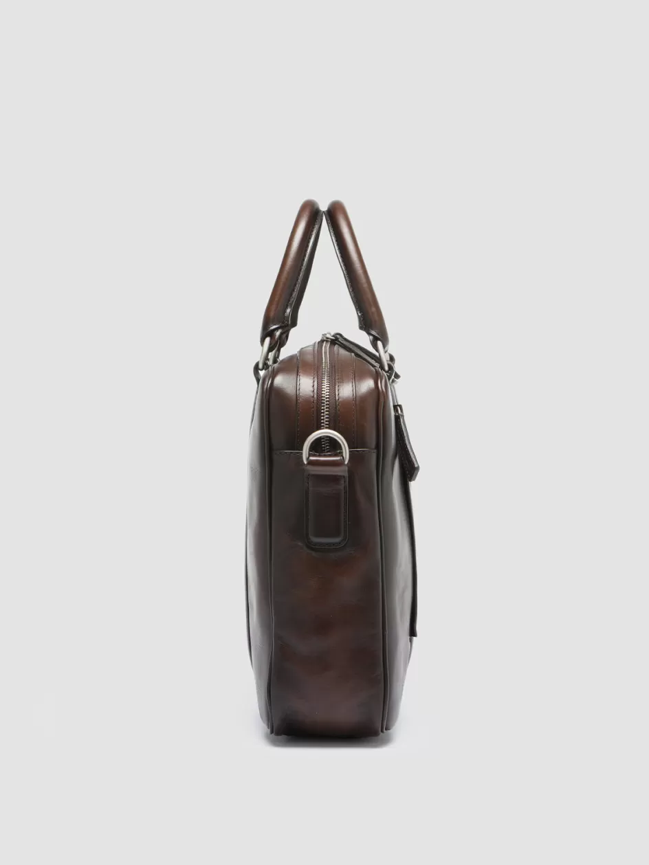 quentin_010__brown_leather_bag_99765.webp Officine Creative Bags>QUENTIN 010 - Brown Leather Bag DARK BROWN