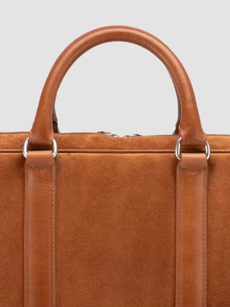 quentin_010__brown_suede_and_leather_bag_99753.webp Officine Creative Bags>QUENTIN 010 - Brown Suede And Leather Bag KENIA/COTTO