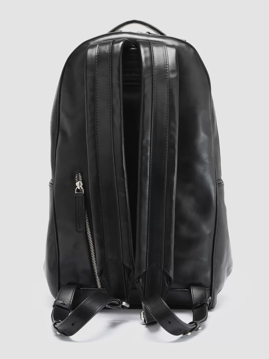 quentin_012__black_leather_backpack_100053.webp Officine Creative Backpacks | Backpacks>QUENTIN 012 - Leather Backpack BLACK