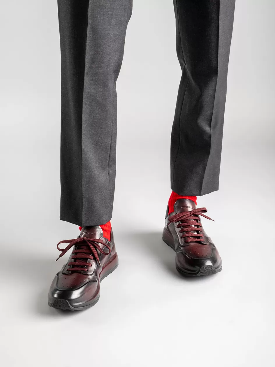 race_lux_003__grey_leather_sneakers_100783.webp Officine Creative Sneakers>RACE LUX 003 - Grey Leather Sneakers LEAD