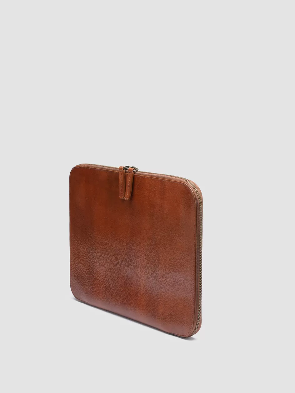 Officine Creative Bags>RARE 031 - Leather Briefcase BROWN