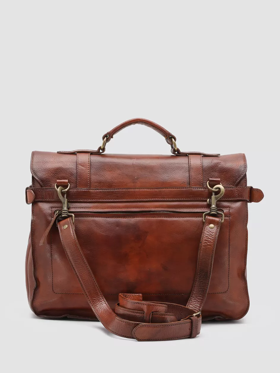 rare_26__brown_leather_briefcase_98982.webp Officine Creative Icons | Bags>RARE 26 - Brown Leather BriefCase DARK BROWN