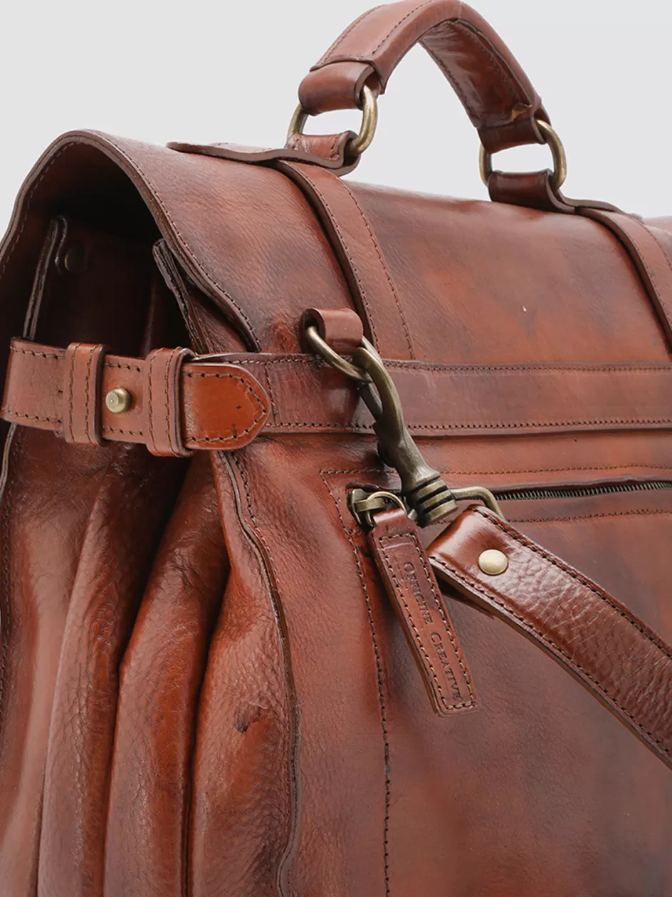 rare_26__brown_leather_briefcase_98987.webp Officine Creative Icons | Bags>RARE 26 - Brown Leather BriefCase DARK BROWN