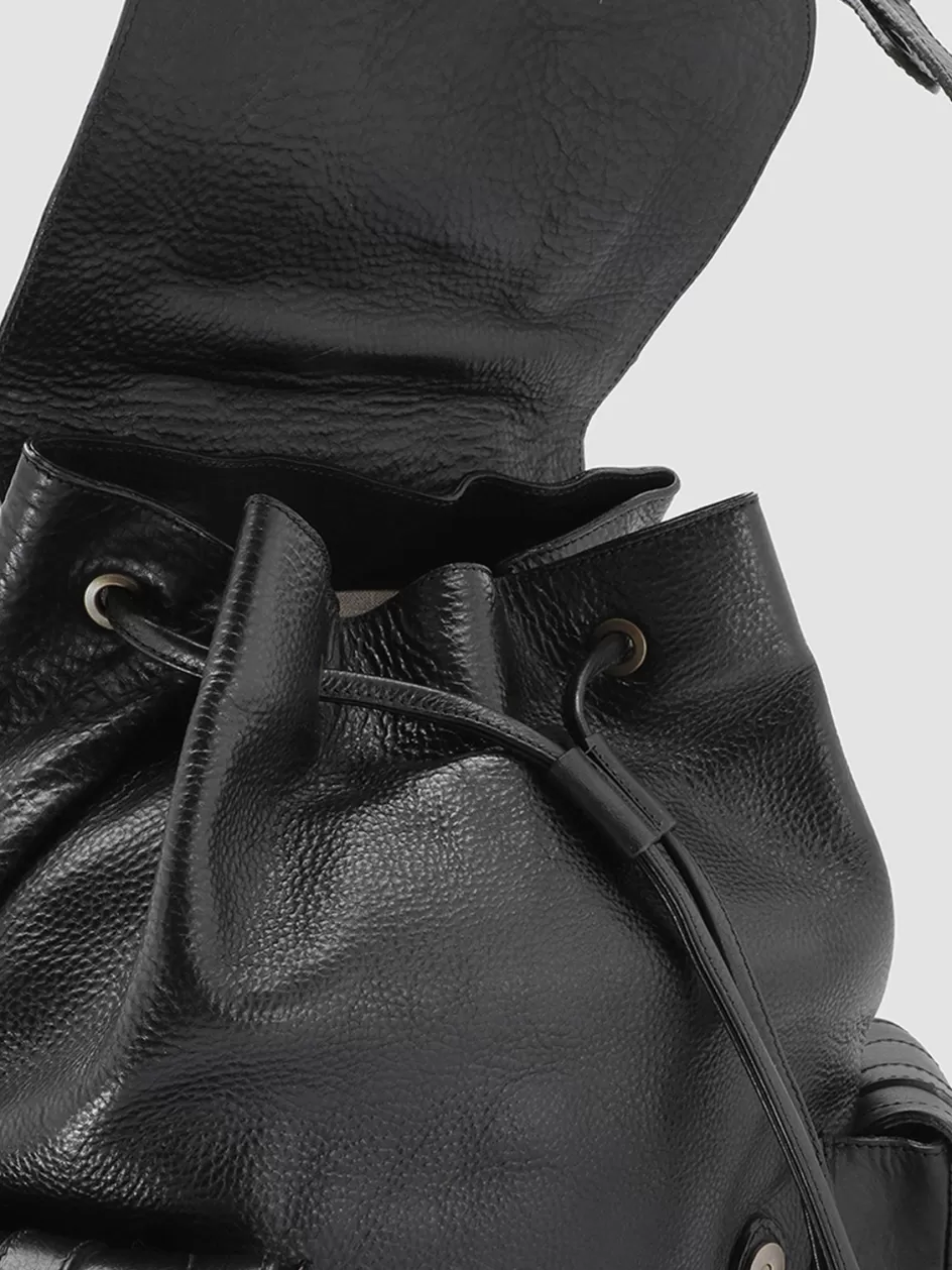 rare_27__black_leather_backpack_105354.webp Officine Creative Backpacks | Backpacks>RARE 27 - Leather Backpack BLACK