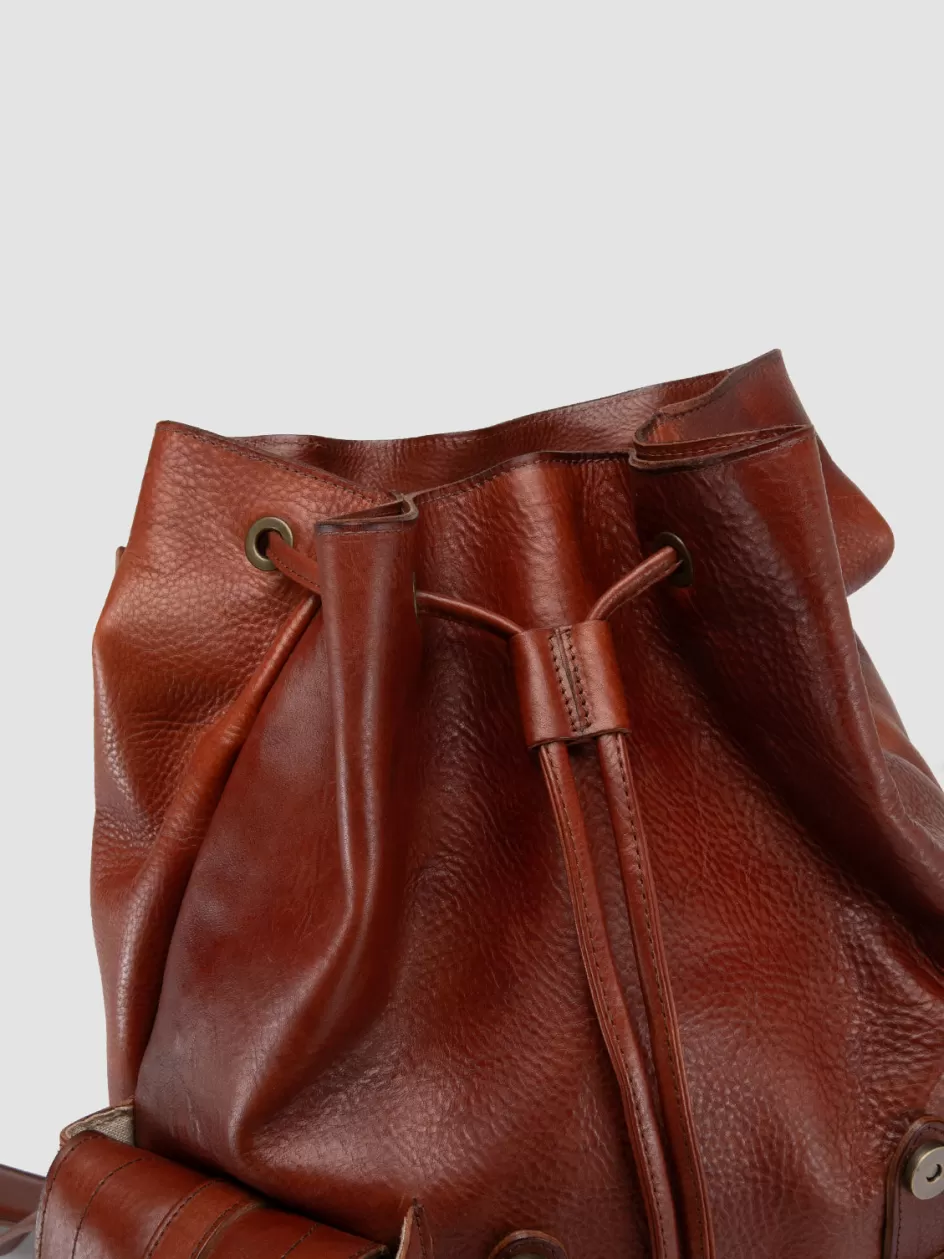 rare_27__brown_leather_backpack_100229.webp Officine Creative Backpacks | Backpacks>RARE 27 - Leather Backpack BROWN