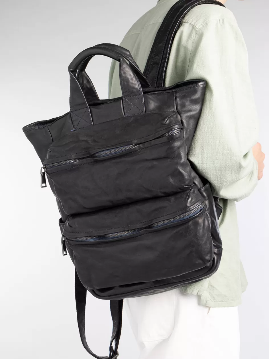 recruit_014__green_leather_backpack_100142.webp Officine Creative Backpacks | Backpacks>RECRUIT 014 - Leather Backpack GREEN