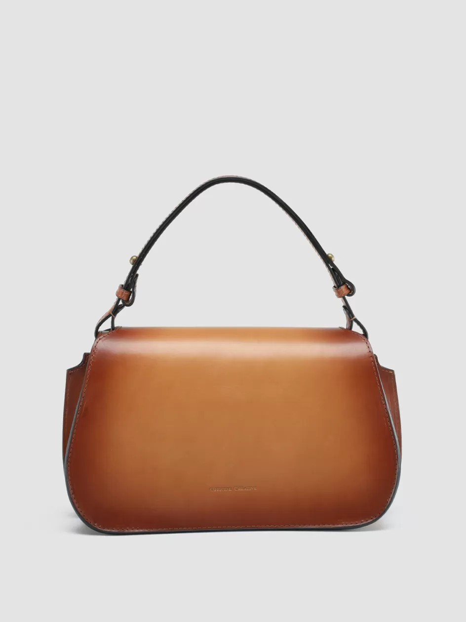 saddle_012__brown_leather_hobo_bag_104826.webp Officine Creative Bags>SADDLE 012 - Brown Leather Hobo Bag HONEY