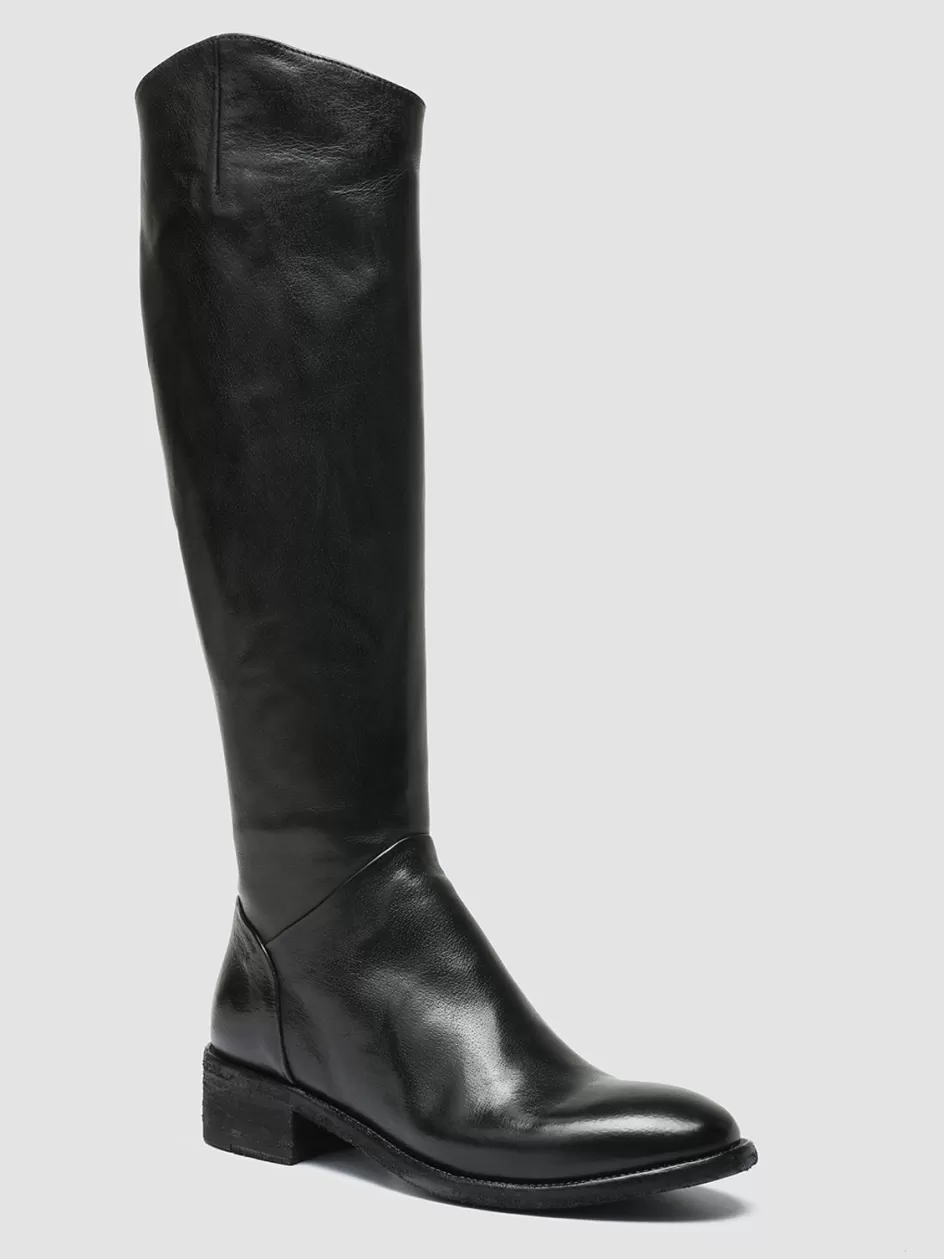 seline_021__black_zipped_leather_boots_106013.webp Officine Creative Boots & Booties>SELINE 021 - Zipped Leather Boots BLACK