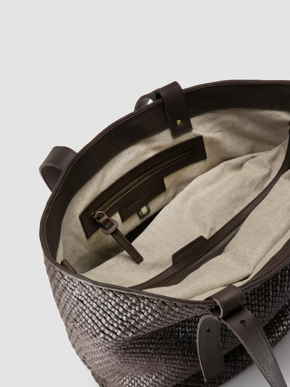 shelby_002__brown_leather_shoulder_bag_104750.webp Officine Creative Bags>SHELBY 002 - Brown Leather Shoulder Bag DARK BROWN