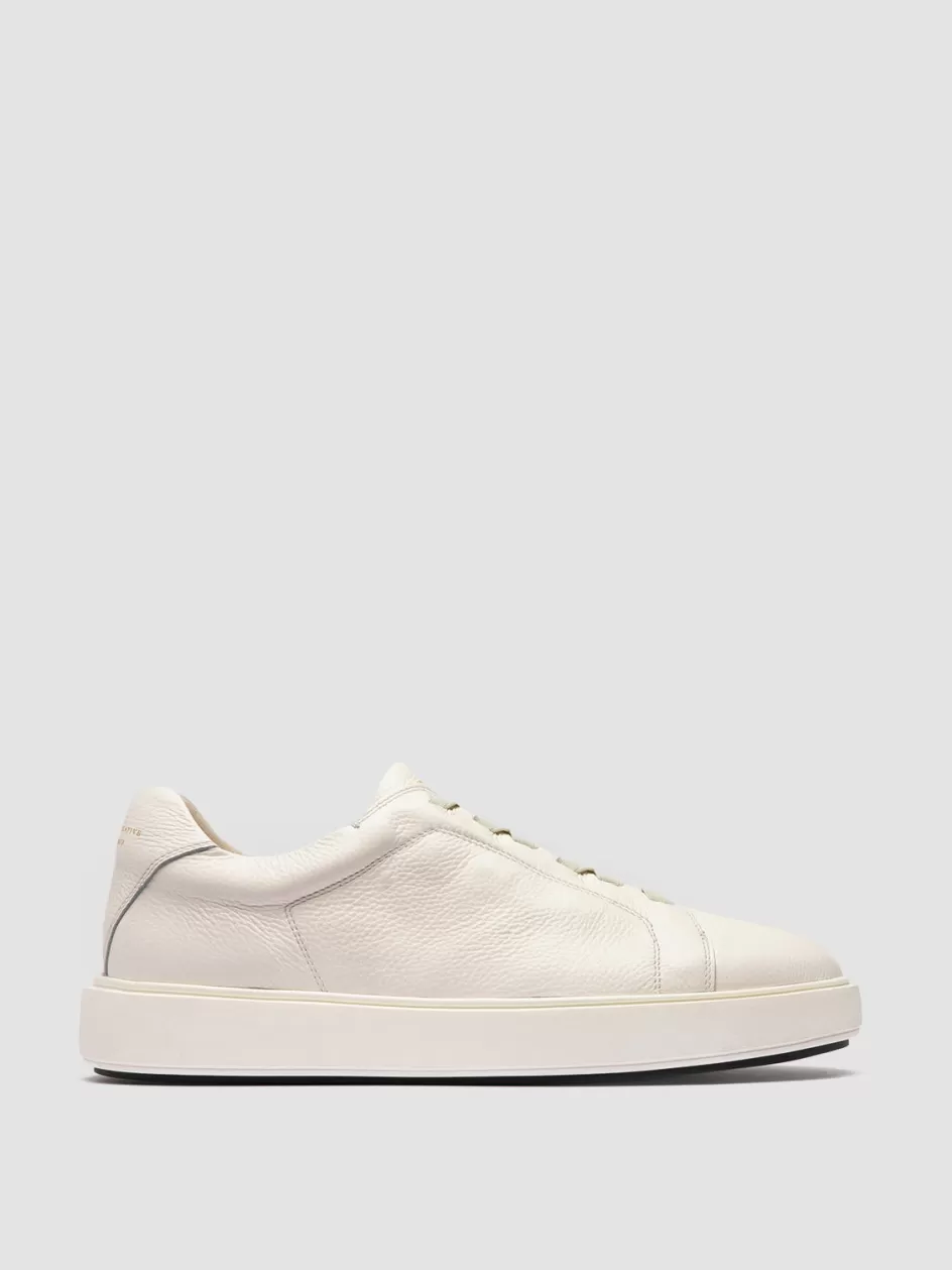 Officine Creative Sneakers>SLOUCH 001 - Leather Low Top Sneakers WHITE
