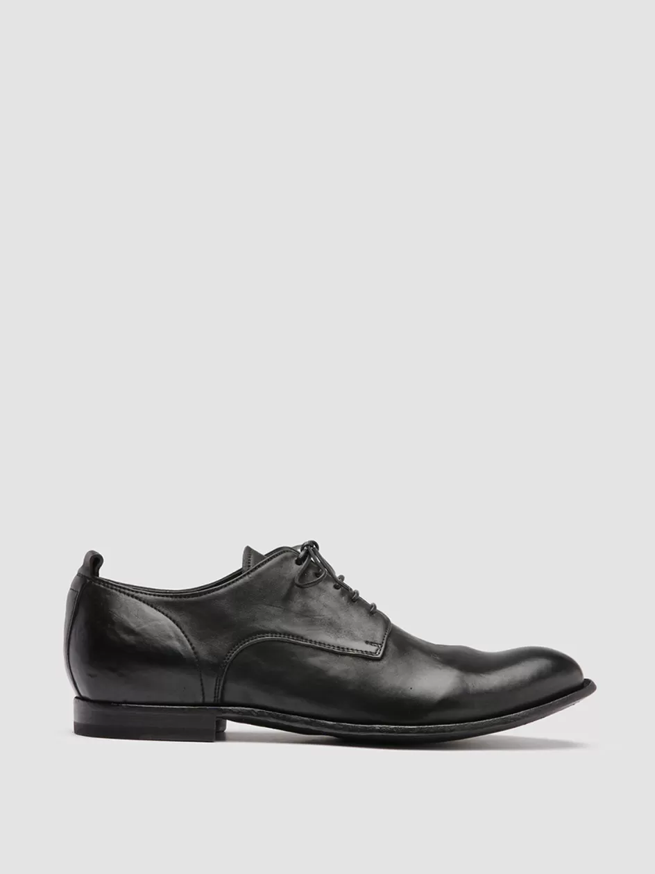 Officine Creative Derbies | Formal Shoes>STEREO 003 - Leather Derby Shoes BLACK