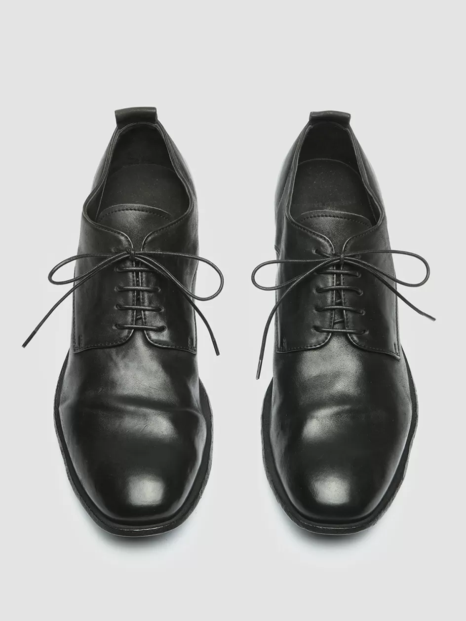 Officine Creative Derbies | Formal Shoes>STEREO 003 - Leather Derby Shoes BLACK