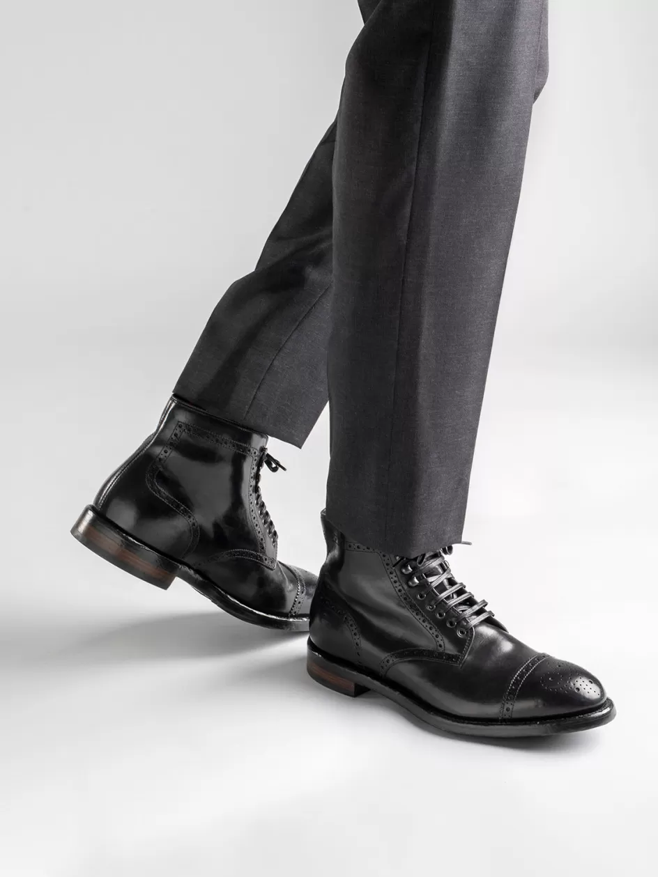 temple_004__black_leather_ankle_boots_102813.webp Officine Creative Ankle Boots>TEMPLE 004 - Leather Ankle Boots BLACK