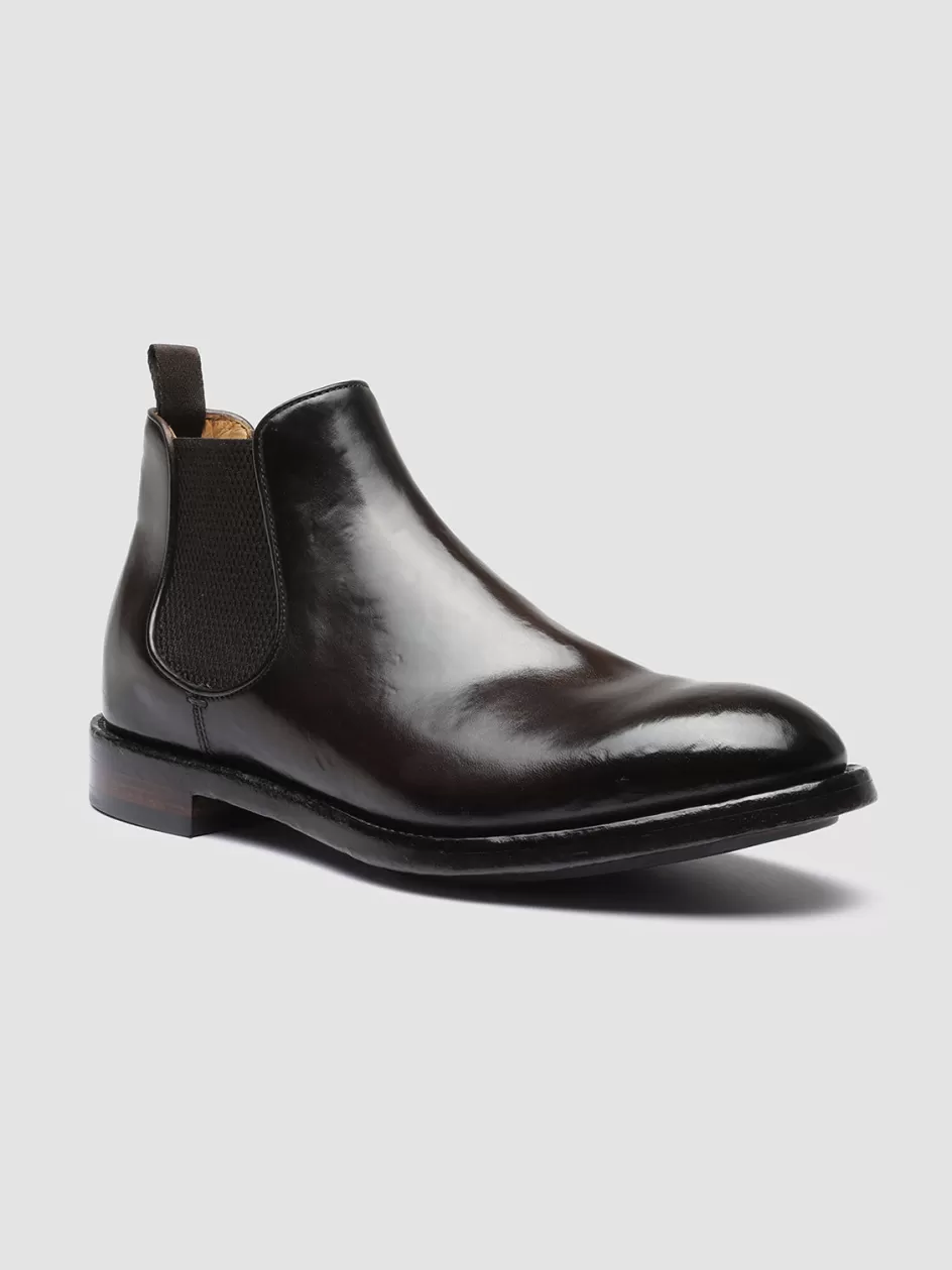 temple_008__brown_leather_chelsea_boots_98800.webp Officine Creative Icons | Ankle Boots>TEMPLE 008 - Brown Leather Chelsea Boots EBANO