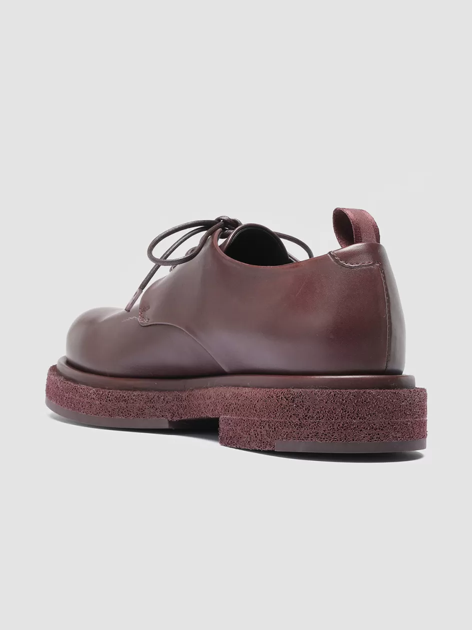 tonal_100__burgundy_leather_derby_shoes_103657.webp Officine Creative Derbies & Oxfords | Dress Shoes>TONAL 100 - Burgundy Leather Derby Shoes CHIANTI