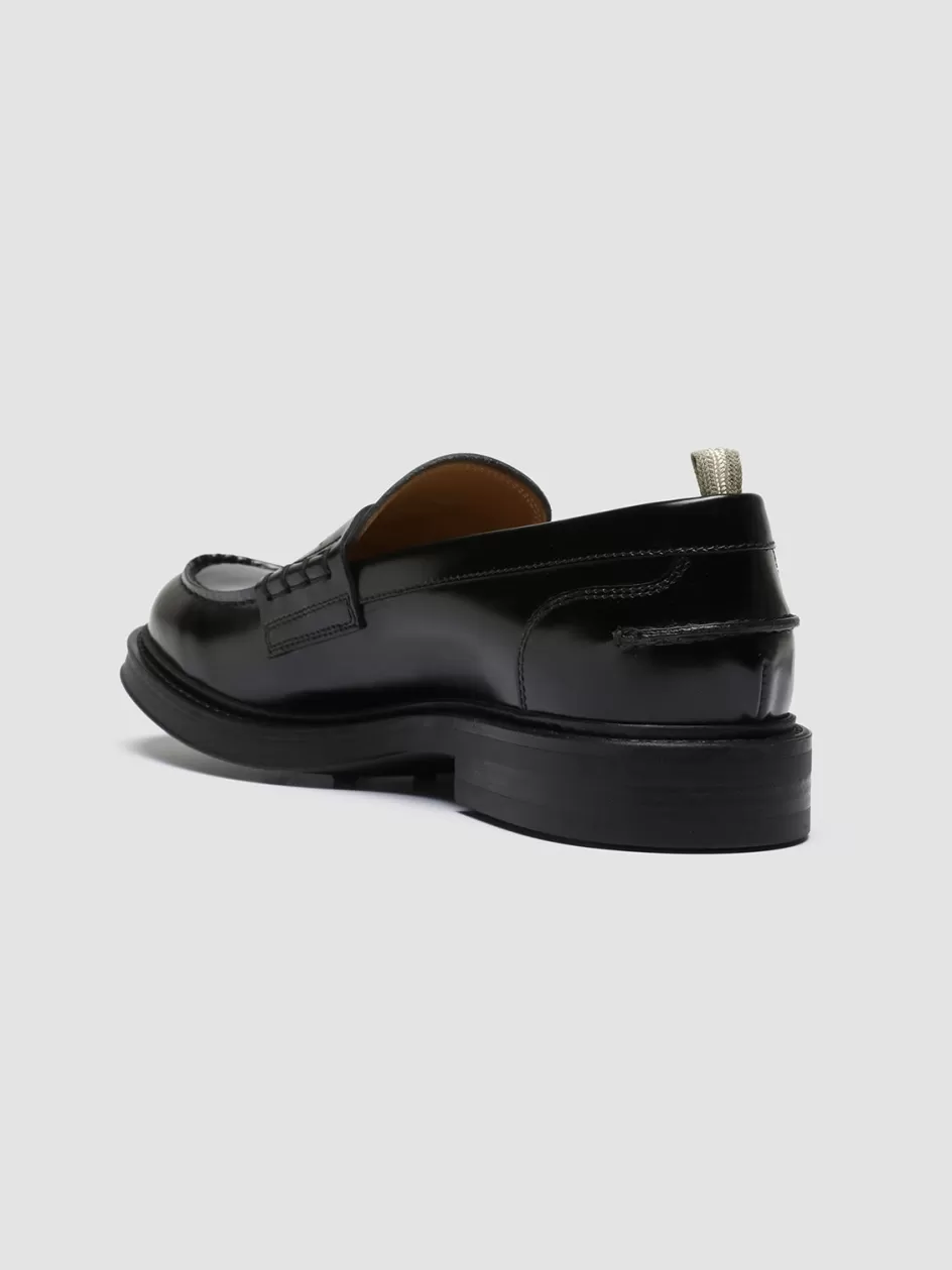 uniform_001__black_leather_loafers_101138.webp Officine Creative Loafers>UNIFORM 001 - Leather Loafers BLACK