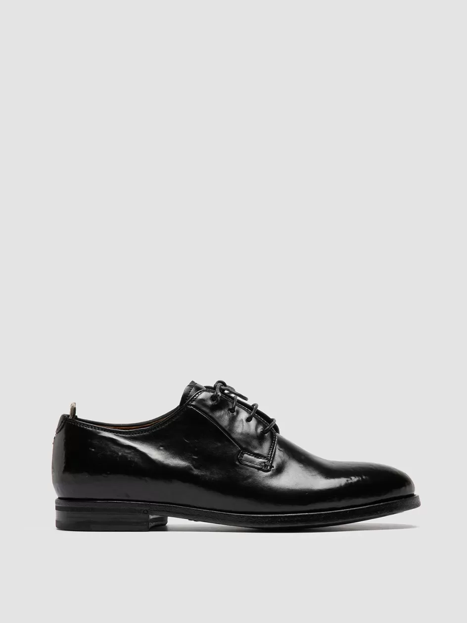 Officine Creative Derbies | Formal Shoes>VANDERBILT CAOU 013 - Leather Derby Shoes BLACK