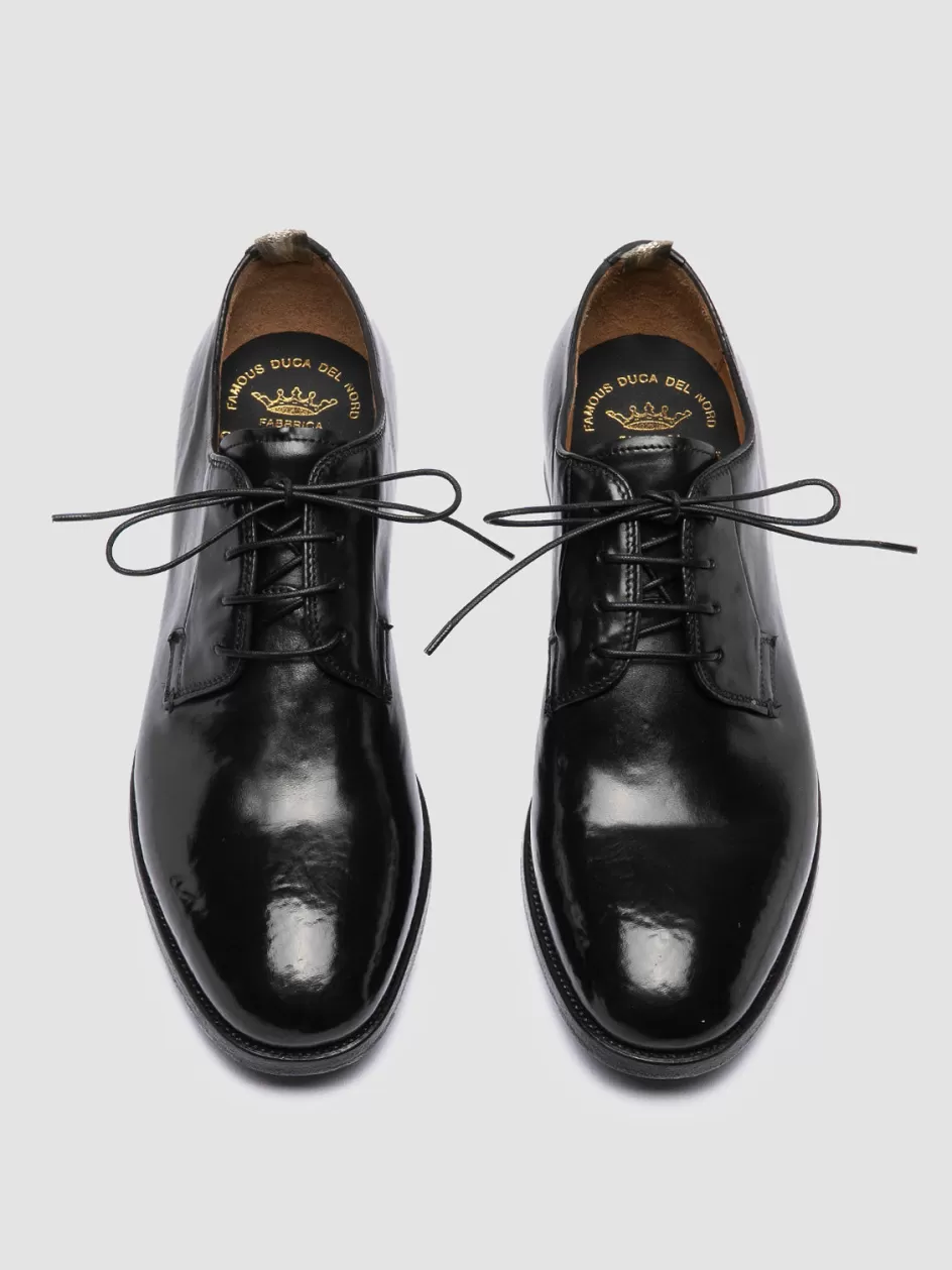 Officine Creative Derbies | Formal Shoes>VANDERBILT CAOU 013 - Leather Derby Shoes BLACK