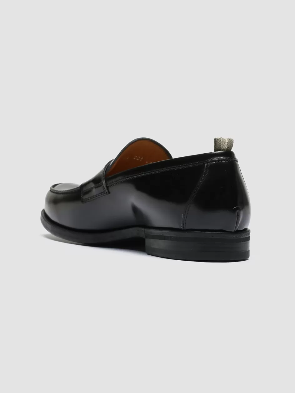 vine_001__black_leather_loafers_101113.webp Officine Creative Loafers>VINE 001 - Leather Loafers BLACK